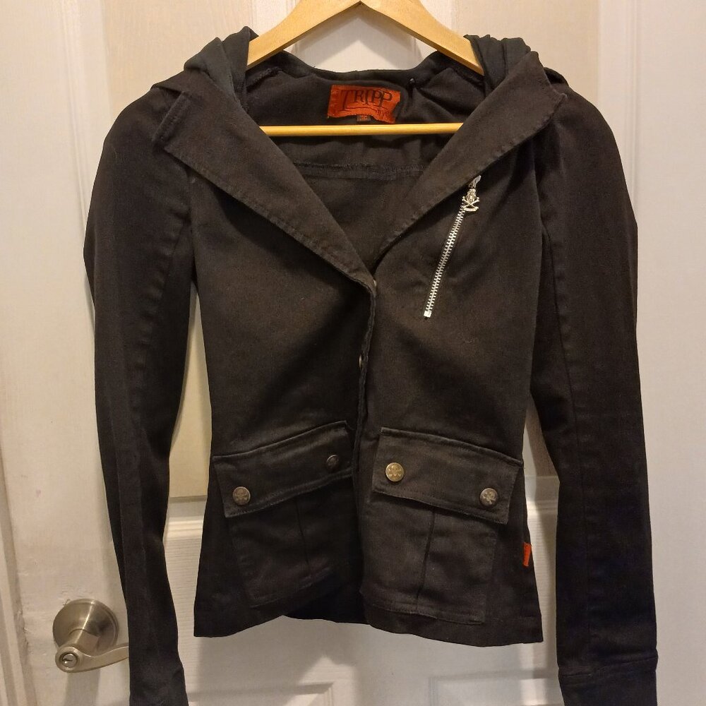 Tripp nyc Black Jacket Goth Punk Emo